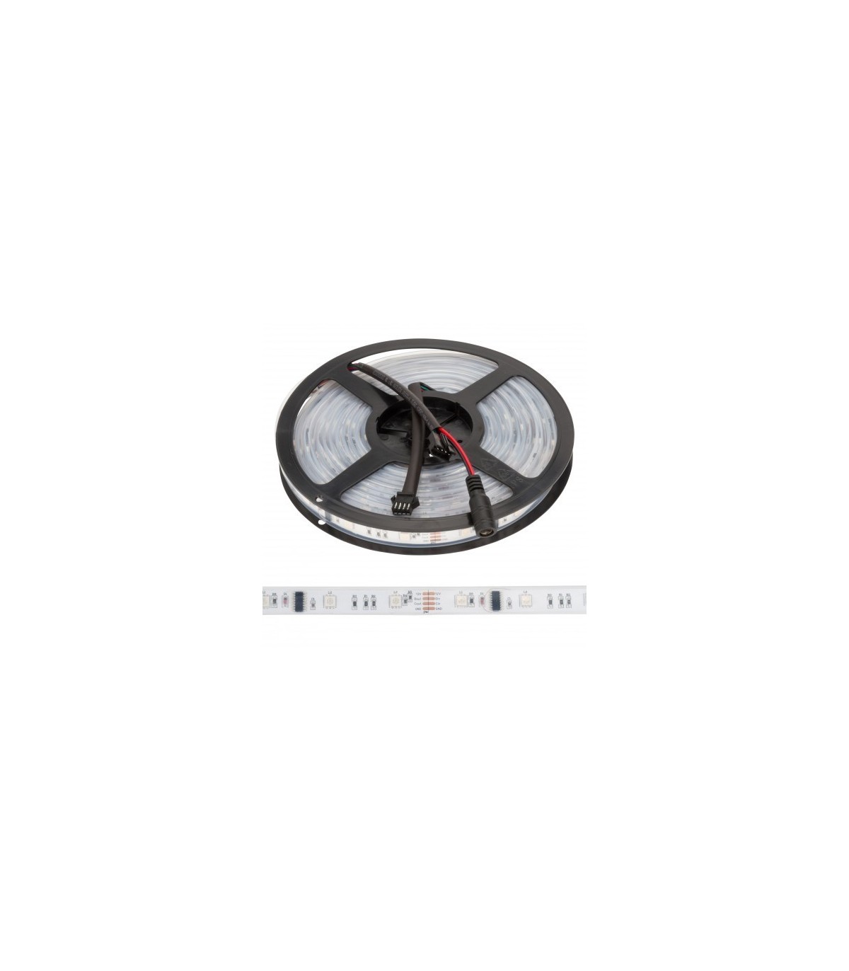 Tira Flexible LED DIGITAL 7.2W/m RGB SMD5050 IP65 DC 12V DIGITAL