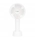 Mini ventilador de mano Balu USB recargable Blanco