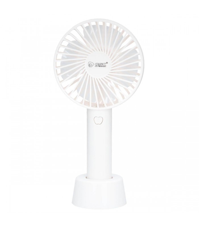 Mini ventilador de mano Balu USB recargable Blanco