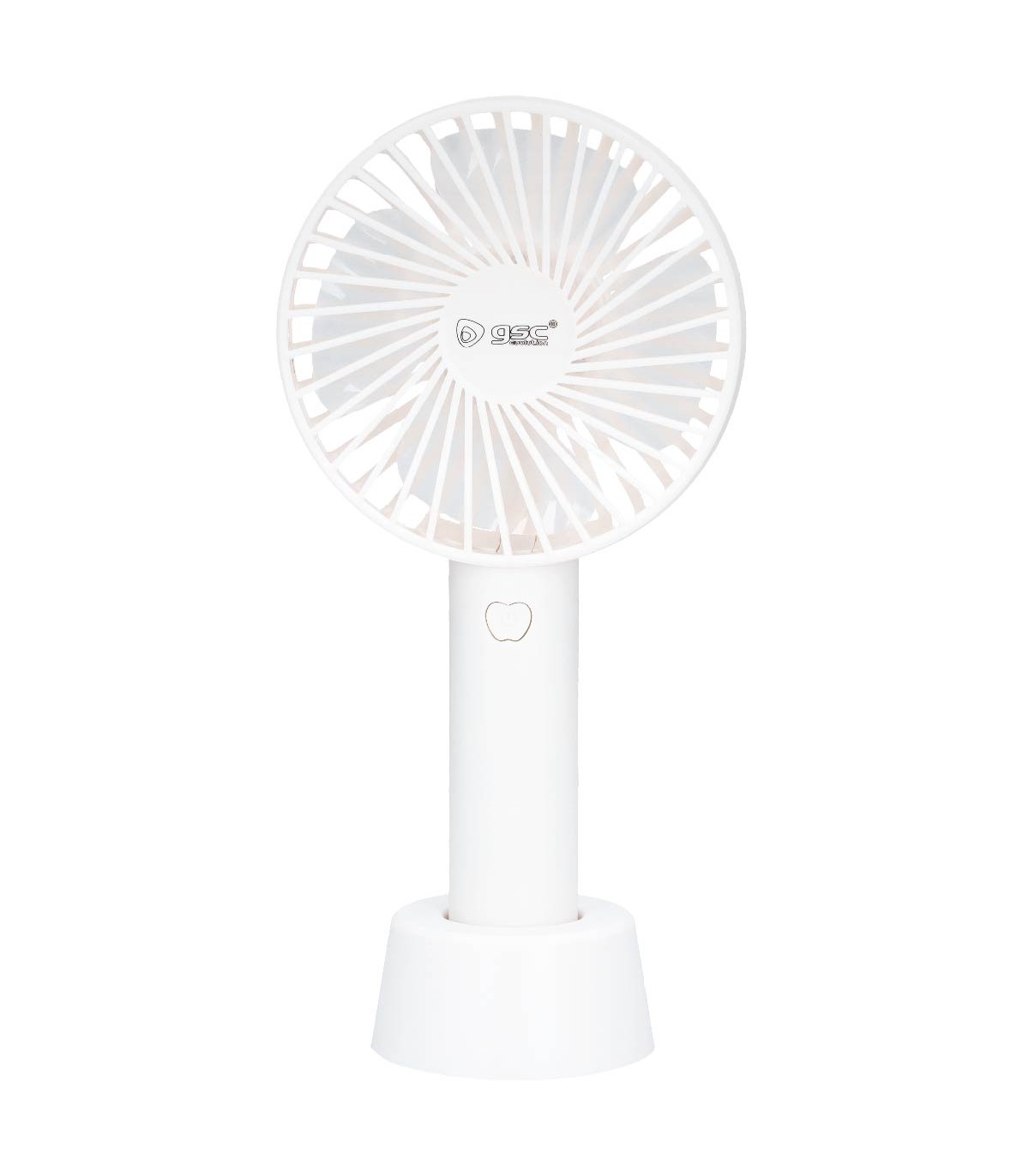 Mini ventilador de mano Balu USB recargable Blanco