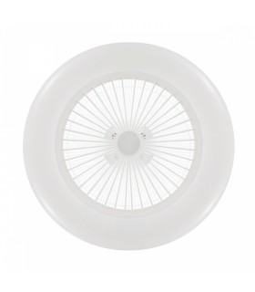 Ventilador Aero DC 40W 2400Lm 4 Aspas Blanco CCT