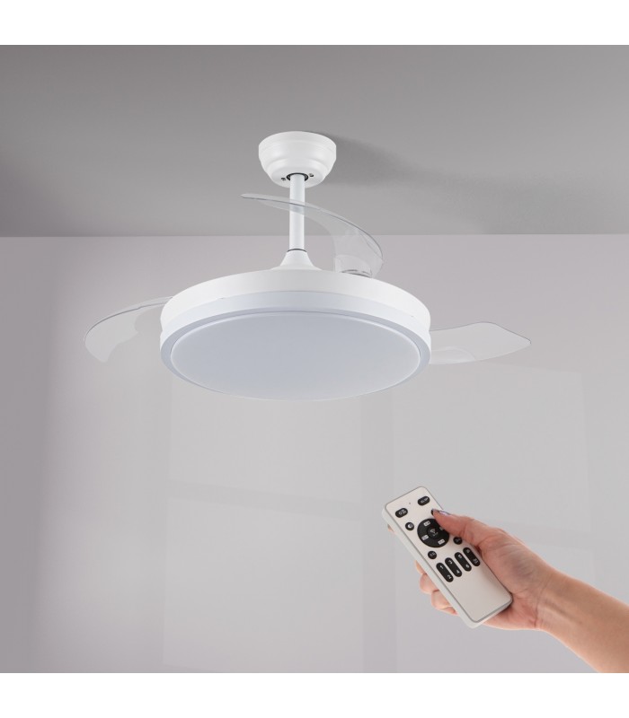 Ventilador Herben DC 68W 3300Lm 4 Aspas Blanco CCT