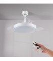 Ventilador Herben DC 68W 3300Lm 4 Aspas Blanco CCT
