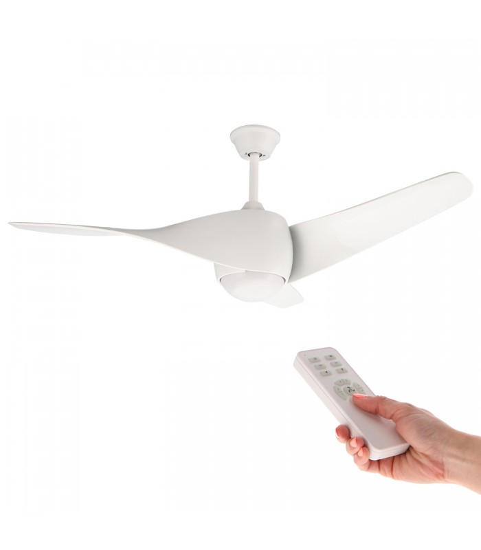 Ventilador de Techo Fanton Blanco DC 18W 1450Lm 3 Aspas CCT