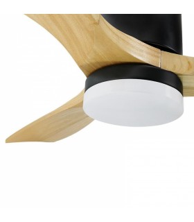 Ventilador Black Energy DC 18W 1500Lm 3 Aspas Haya CCT