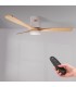 Ventilador White Energy DC Blanco 18W 1500Lm 3 Aspas Haya CCT