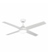 Ventilador de Techo Minimal Blanco DC 18W 1500Lm 4 Aspas CCT