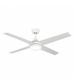 Ventilador de Techo Minimal Blanco DC 18W 1500Lm 4 Aspas CCT