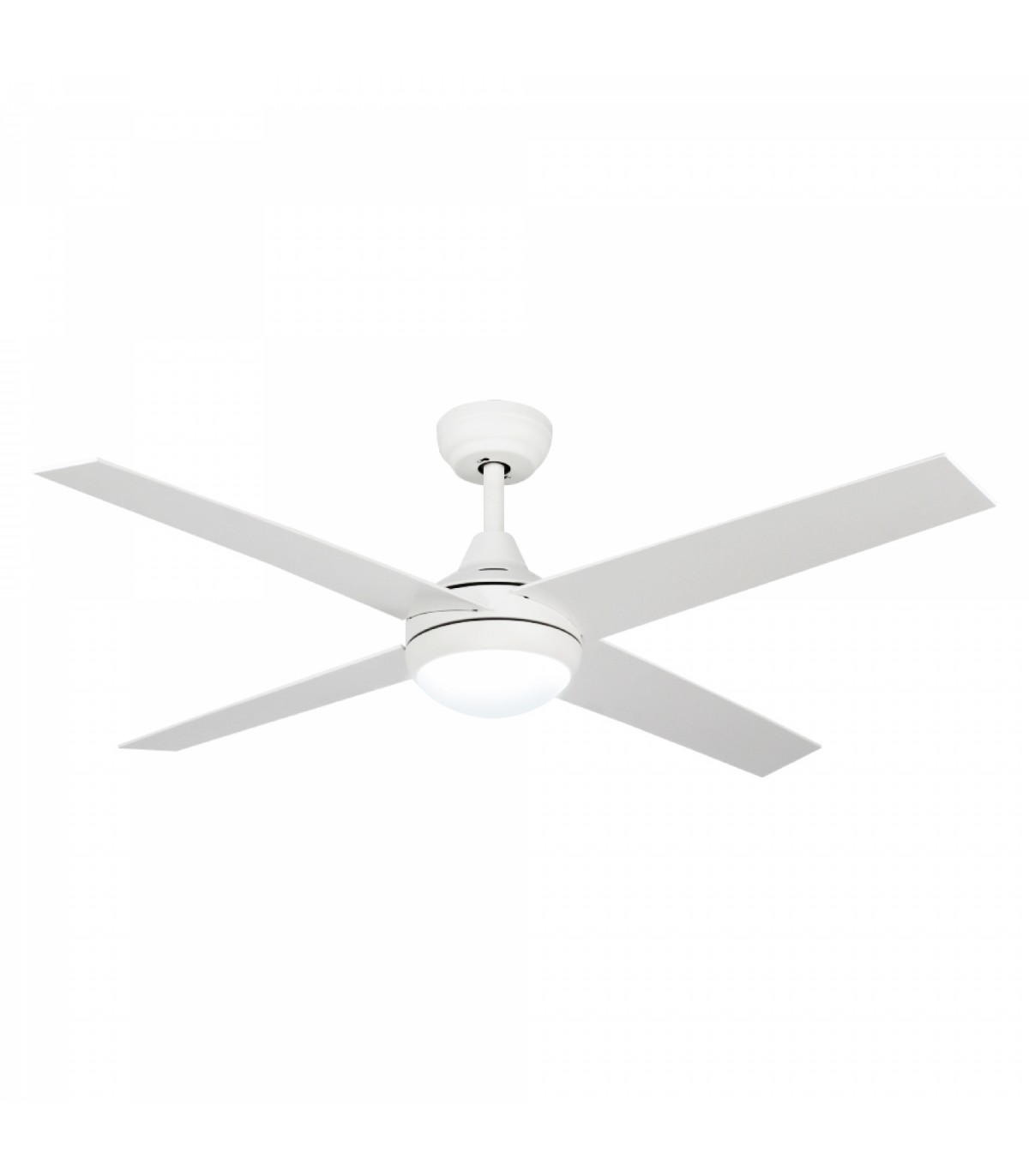 Ventilador de Techo Minimal Blanco DC 18W 1500Lm 4 Aspas CCT