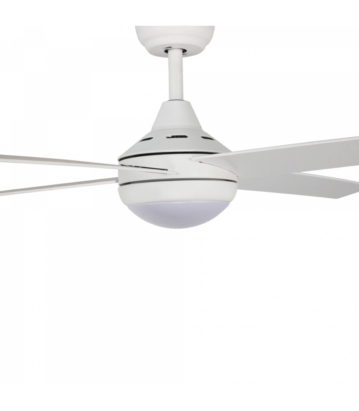 Ventilador de Techo Minimal Blanco DC 18W 1500Lm 4 Aspas CCT