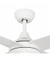 Ventilador de Techo Minimal Blanco DC 18W 1500Lm 4 Aspas CCT