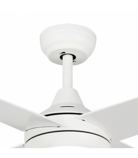 Ventilador de Techo Minimal Blanco DC 18W 1500Lm 4 Aspas CCT