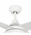 Ventilador de Techo Minimal Blanco DC 18W 1500Lm 4 Aspas CCT