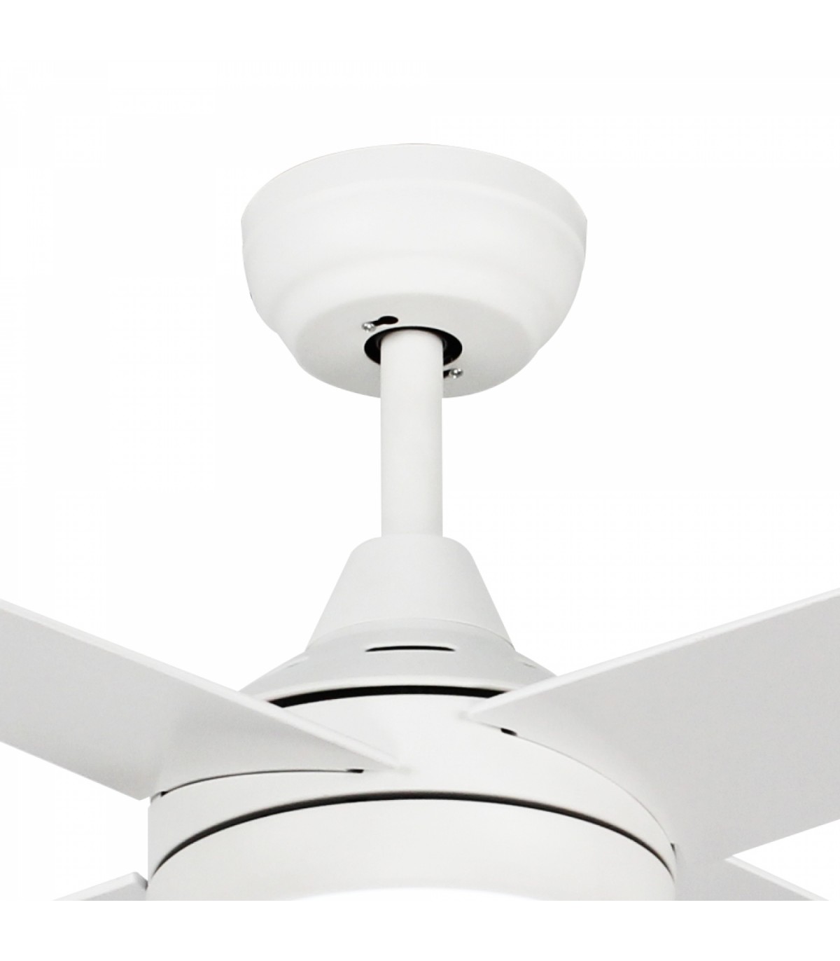 Ventilador de Techo Minimal Blanco DC 18W 1500Lm 4 Aspas CCT