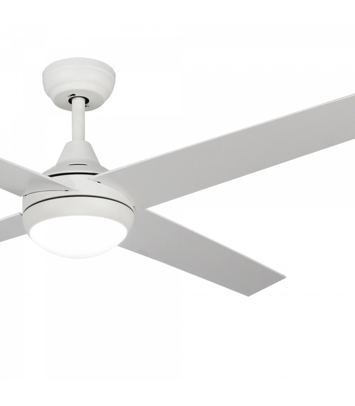 Ventilador de Techo Minimal Blanco DC 18W 1500Lm 4 Aspas CCT