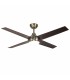 Ventilador de Techo Easymal Cuero DC 18W 1500Lm 4 Aspas Roble CCT