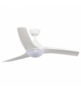 Ventilador de Techo Ivara Blanco DC 24W 2500Lm 4 Aspas CCT