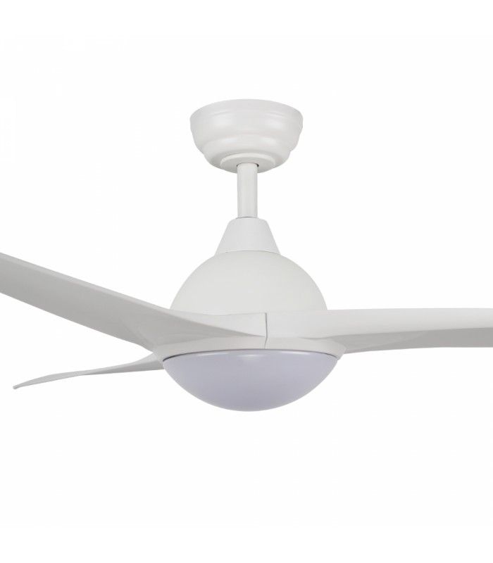 Ventilador de Techo Ivara Blanco DC 24W 2500Lm 4 Aspas CCT
