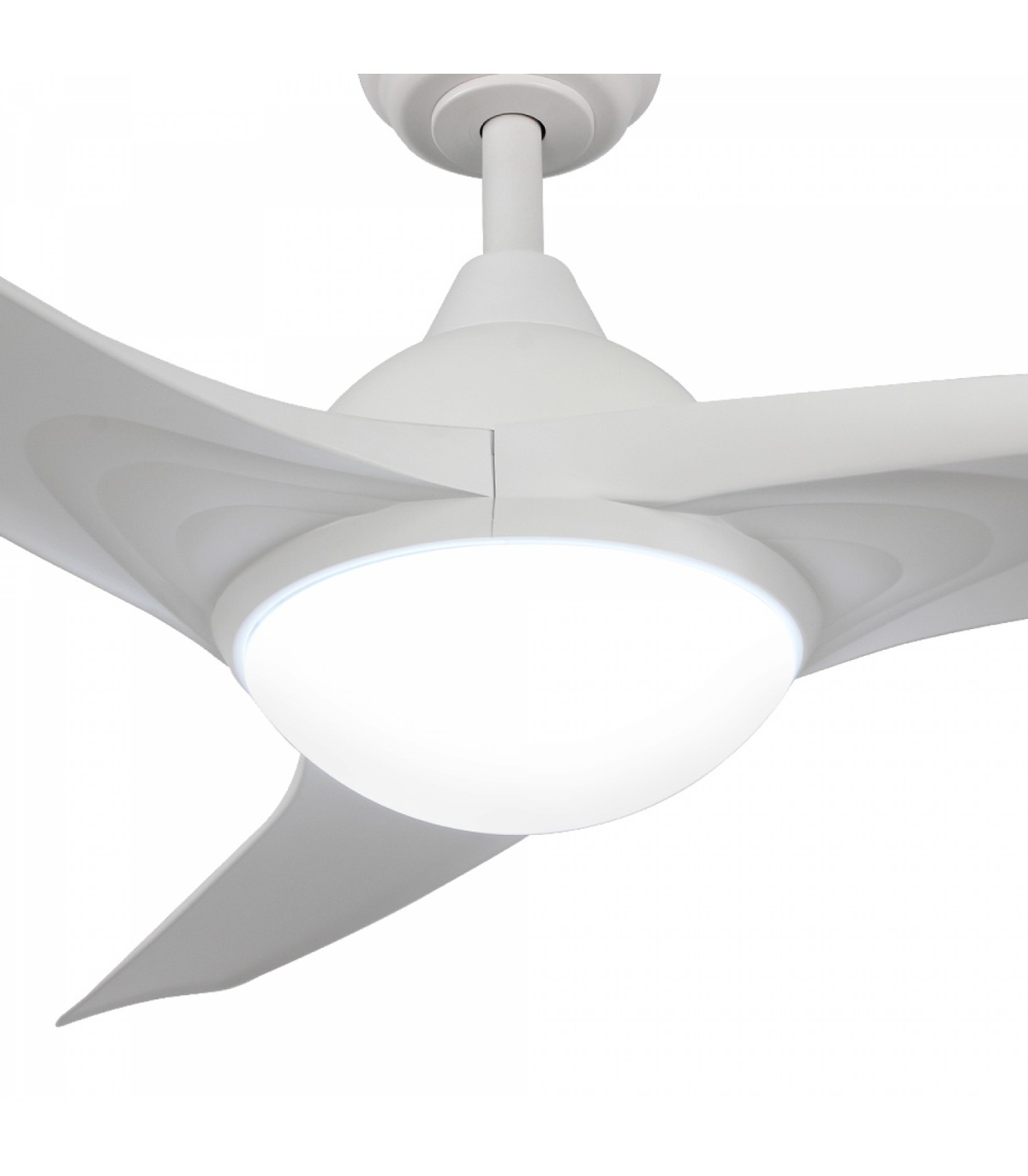 Ventilador de Techo Ivara Blanco DC 24W 2500Lm 4 Aspas CCT