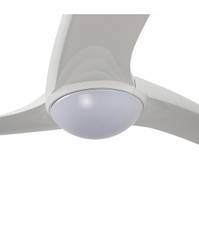 Ventilador de Techo Ivara Blanco DC 24W 2500Lm 4 Aspas CCT