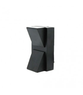 Aplique LED EPISTAR de Pared exterior 2x3W 600Lm 36º IP54 NEGRO