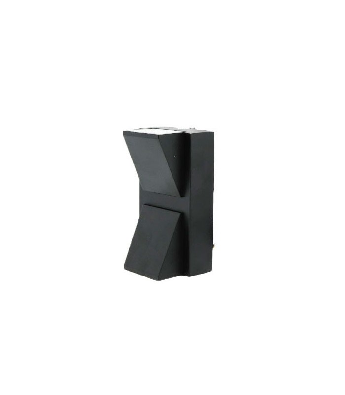 Aplique LED EPISTAR de Pared exterior 2x3W 600Lm 36º IP54 NEGRO