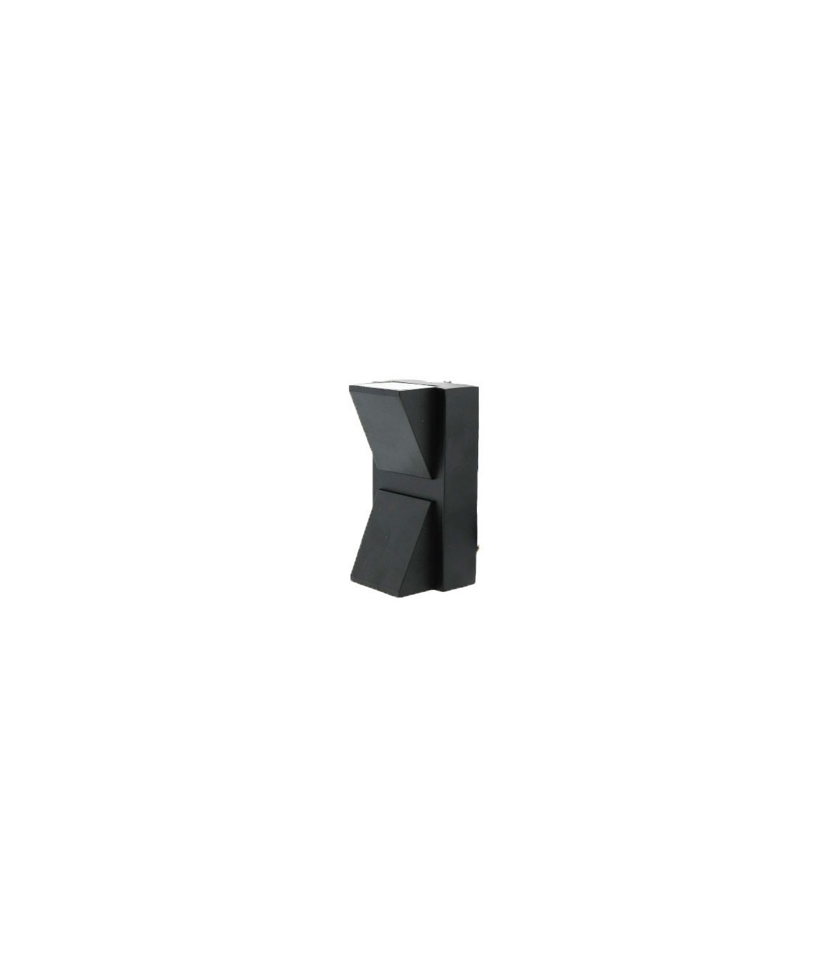 Aplique LED EPISTAR de Pared exterior 2x3W 600Lm 36º IP54 NEGRO