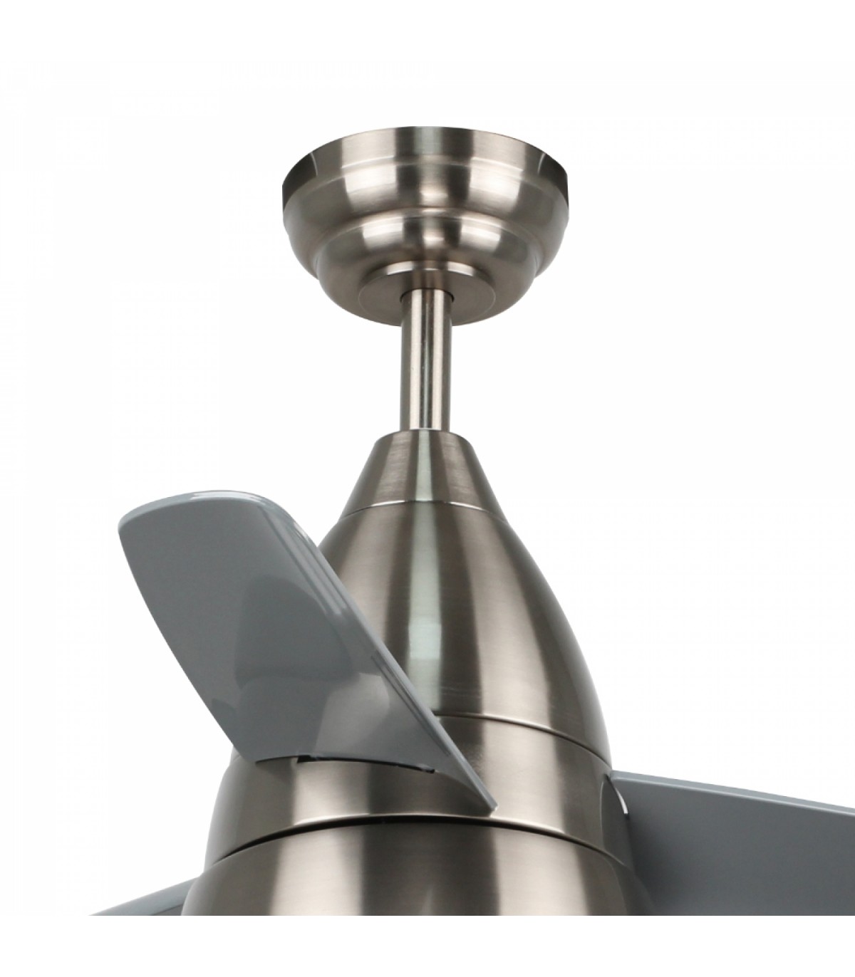 Ventilador Niquel Silence DC 24W 2500Lm 3 Aspas Gris CCT