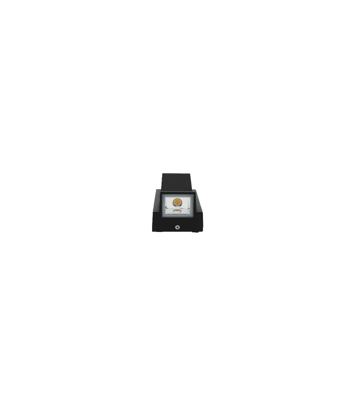 Aplique LED EPISTAR de Pared exterior 2x3W 600Lm 36º IP54 NEGRO
