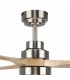 Ventilador Níquel Wood DC 18W 1500Lm 3 Aspas Haya CCT