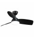 Ventilador Black Face DC 24W 2000Lm 3 Aspas CCT