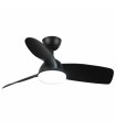 Ventilador Black Face DC 24W 2000Lm 3 Aspas CCT