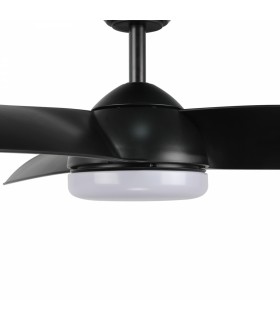 Ventilador Black Face DC 24W 2000Lm 3 Aspas CCT