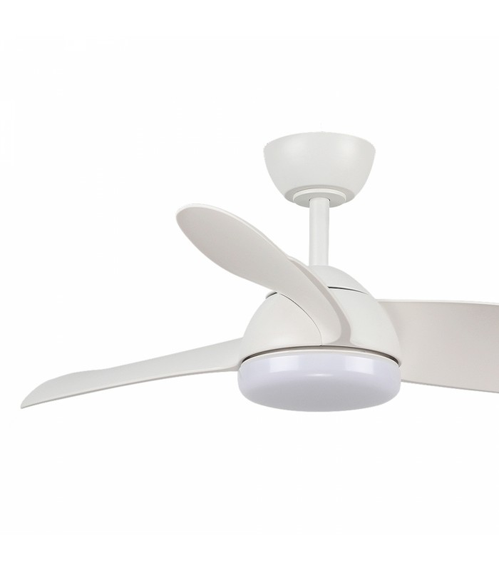 Ventilador White Face DC 24W 2000Lm 3 Aspas CCT