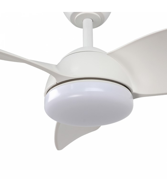 Ventilador White Face DC 24W 2000Lm 3 Aspas CCT