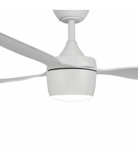 Ventilador White Lin DC 18W 1500Lm 3 Aspas CCT