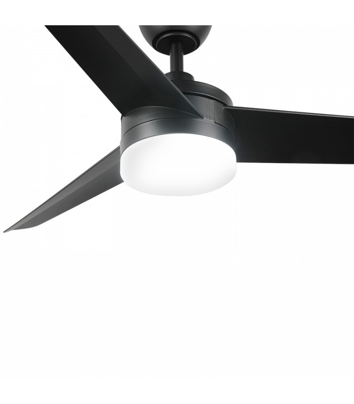 Ventilador Black Curve DC 24W 1800Lm 3 Aspas CCT