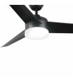 Ventilador Black Curve DC 24W 1800Lm 3 Aspas CCT