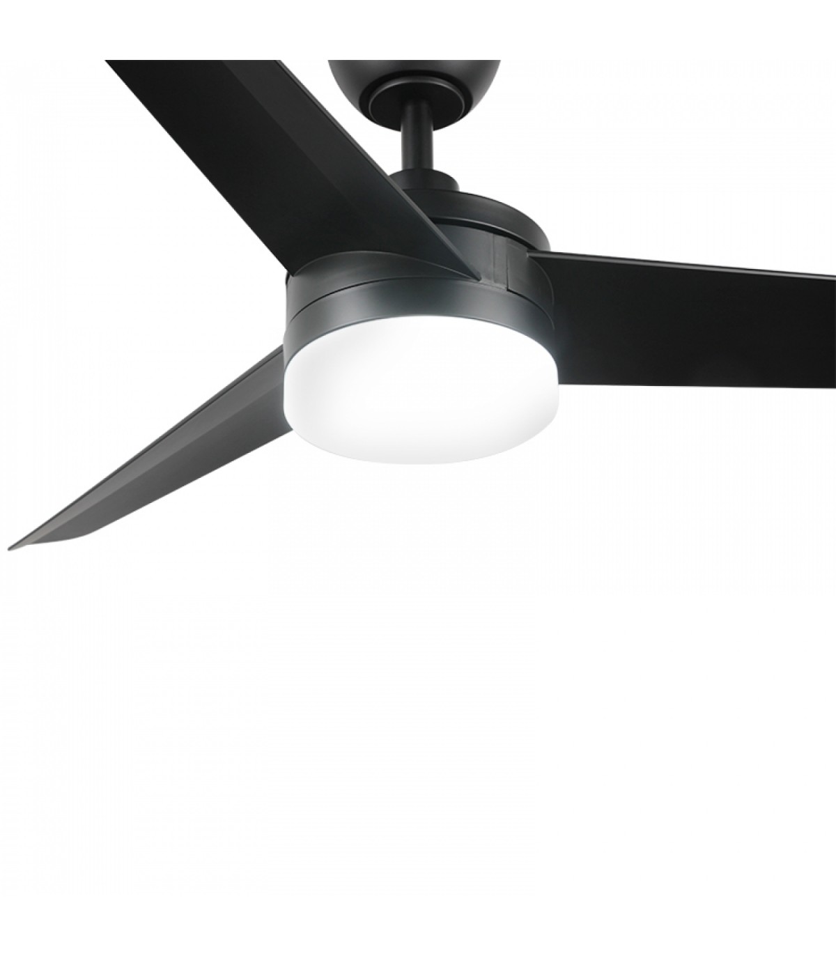 Ventilador Black Curve DC 24W 1800Lm 3 Aspas CCT