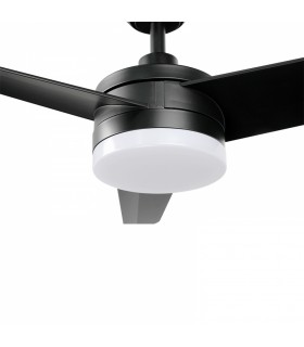 Ventilador Black Curve DC 24W 1800Lm 3 Aspas CCT