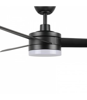 Ventilador Black Curve DC 24W 1800Lm 3 Aspas CCT