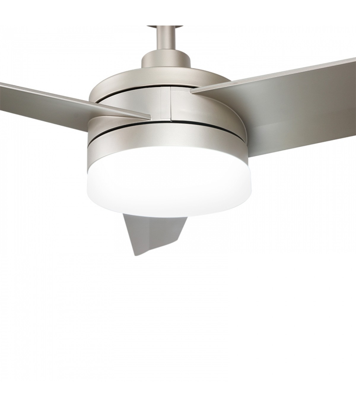 Ventilador Grey Curve DC 24W 1800Lm 3 Aspas CCT