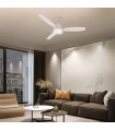 Ventilador White Bass DC 18W 1200Lm 3 Aspas CCT