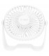 Mini ventilador Sobremesa Alua USB 3W Blanco