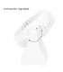 Mini ventilador Sobremesa Alua USB 3W Blanco
