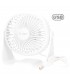 Mini ventilador Sobremesa Alua USB 3W Blanco