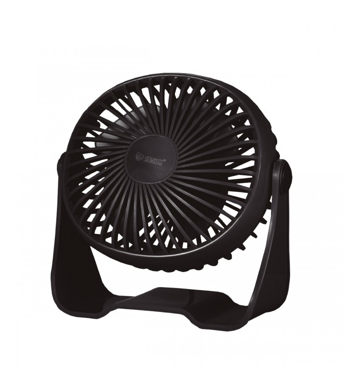 Mini ventilador Sobremesa Alua USB 3W Negro
