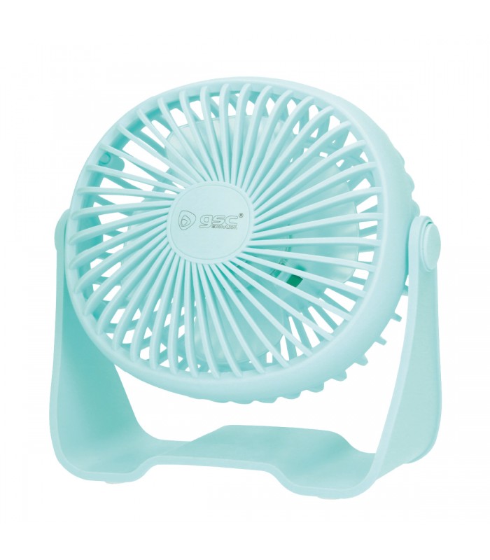 Mini ventilador Sobremesa Alua USB 3W Turquesa