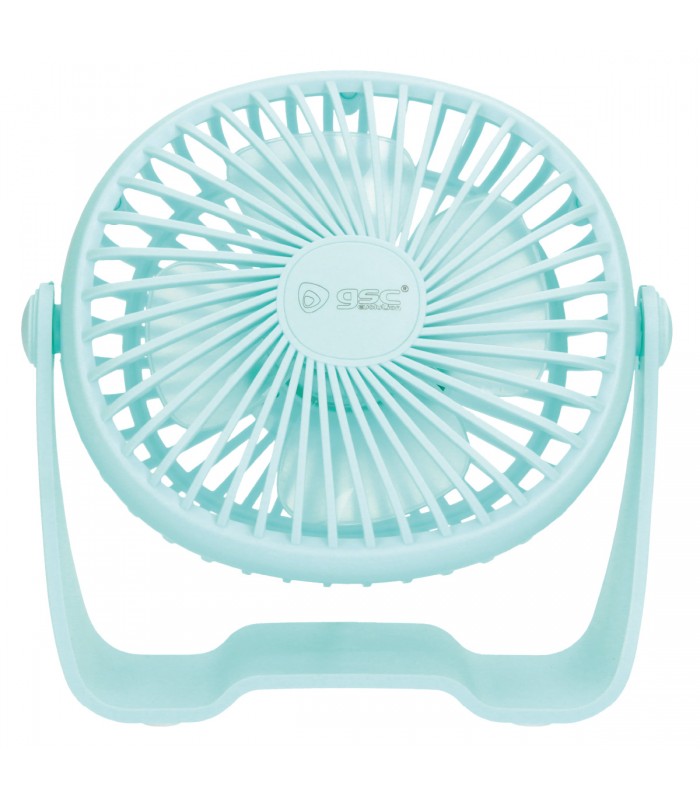 Mini ventilador Sobremesa Alua USB 3W Turquesa