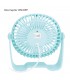Mini ventilador Sobremesa Alua USB 3W Turquesa
